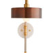 Aaron Sconce Wall Light in Heritage Brass/Antique Brass/Cream/White