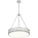 Quinn Pendant Ceiling Light in Satin Nickel