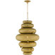 Bee My Honey 1 Light 20.5 inch Antique Brass Chandelier Ceiling Light, Sasha Bikoff Collection