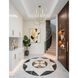 Calle LED 36 inch Brass Chandelier Ceiling Light