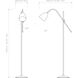 Joel 66.93 inch Matte Black Interior Floor Light Portable Light