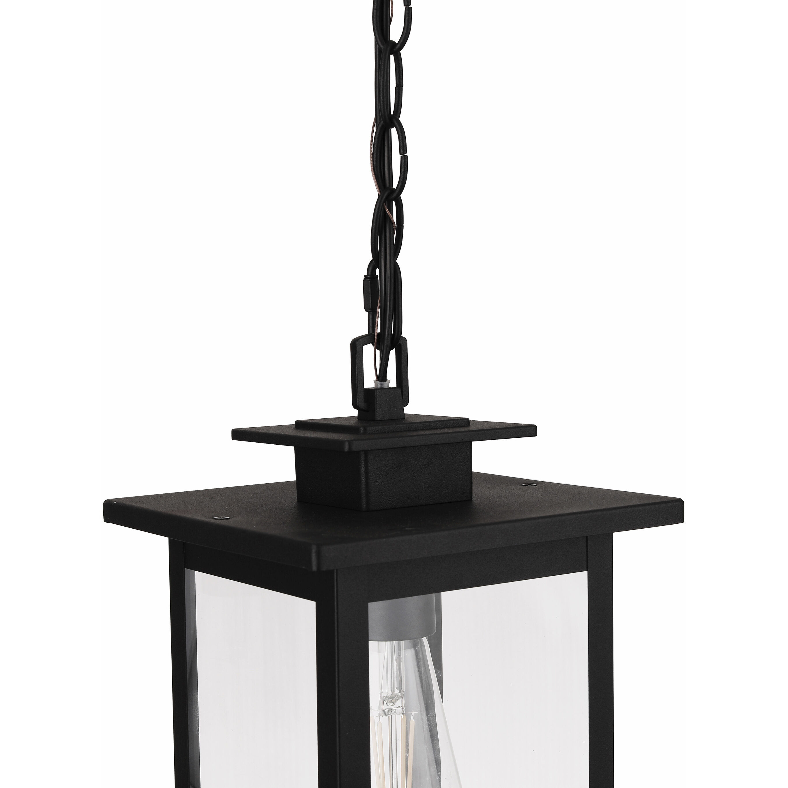 Rock Creek 1 Light 7.5 inch Textured Black Outdoor Pendant