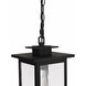Rock Creek 1 Light 7.5 inch Textured Black Outdoor Pendant