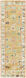 Marrakech 96 X 30 inch Mustard Rug in 2.5 x 8, Runner