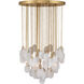 Velisse 8 Light 35.5 inch Legacy Brass Pendant Ceiling Light