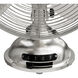Classic D12 Brushed Nickel Portable Desk Fan