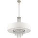 Carlisle 5 Light 25 inch Brushed Nickel Pendant Ceiling Light