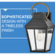 Dawson 29.75 inch Black with Burnished Bronze Outdoor Post Mount Lantern
