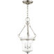 Cortland 2 Light 11 inch Polished Nickel Pendant Ceiling Light