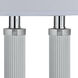 Hotel 27 inch 60 watt Chrome Desk Lamp Portable Light