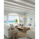 Ancroft LED 32 inch Contemporary Silver Leaf Chandelier Ceiling Light