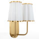 Belinder 12 inch Aged Brass Wall Mount Wall Light