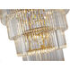 Canada 34 Light 36 inch Brass Chandelier Ceiling Light