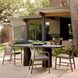 Gemini 72 X 30 inch Matte Carbon Outdoor Dining Table