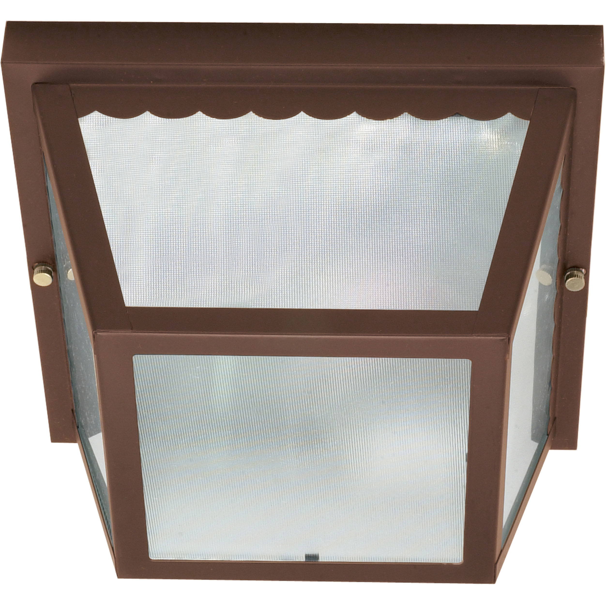 Brentwood 2 Light 9 inch Old Bronze Outdoor Flushmount