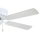 Mesa 52 inch White Ceiling Fan
