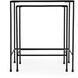 Carrera Marble 25 X 22 inch Metalworks Nesting Table