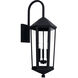 Ellsworth 3 Light 36 inch Black Outdoor Wall Lantern