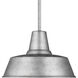 Sean Lavin Barn Light 1 Light 14 inch Weathered Pewter Outdoor Pendant