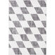 Brenta 90 X 63 inch Black/White Rug in 5 x 7