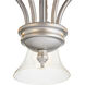 Aspen 5 Light 26 inch Classic Nickel Nook Ceiling Light