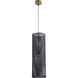 Roedean 1 Light 9 inch Matte Black Pendant Ceiling Light