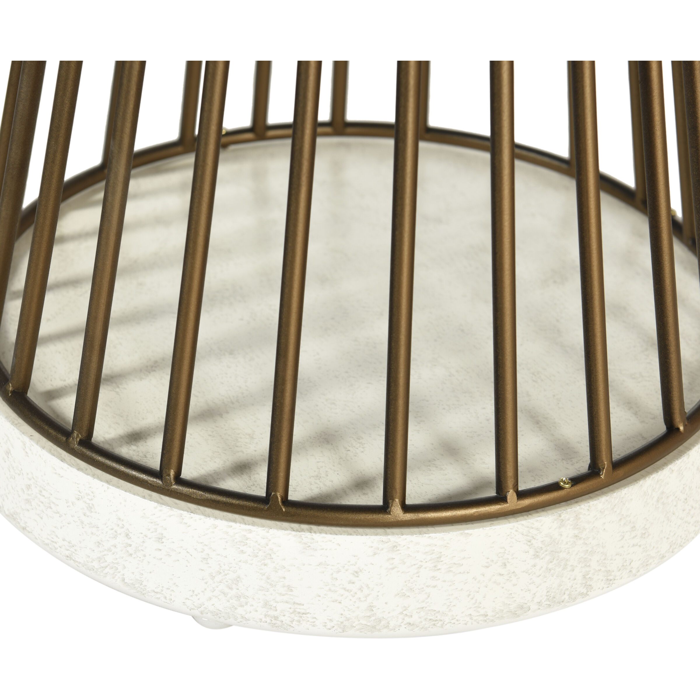 Conner 27 X 14 inch Cement White Side Table