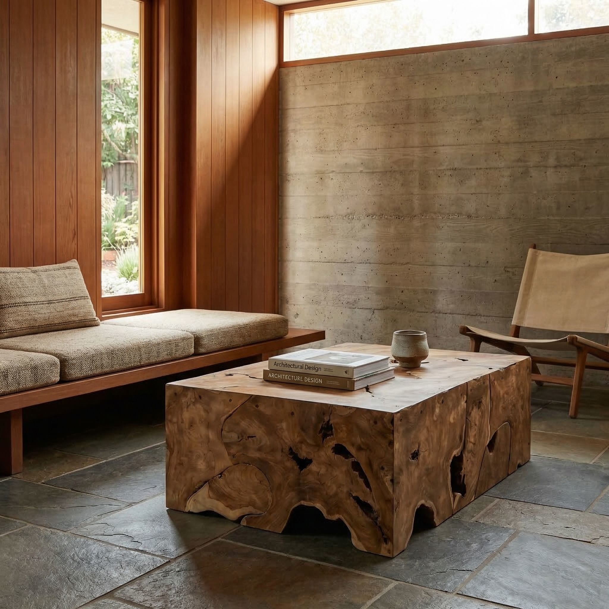 Vert 47.5 X 31.5 inch Clear Coat Flat Coffee Table