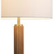 Tambo 62.2 inch 9 watt Natural Ash and Weathered Brass Floor Lamp Portable Light
