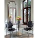 Micca Club Polished Gold with Black Marble Bistro Table
