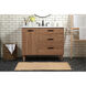 Baldwin 42 X 22 X 34 inch Walnut Brown Vanity Sink Set