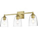 Gianni 3 Light 24 inch Brass Bath Sconce Wall Light