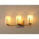 Dart 3 Light 21.25 inch Satin Nickel Vanity Light Wall Light