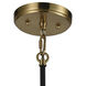 Mandeville 8 Light 31 inch Satin Brass with Oil Rubbed Bronze Chandelier Ceiling Light