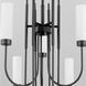 Jerome 9 Light 35 inch Matte Black Chandelier Ceiling Light
