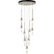 Lilium 9 Light 20.5 inch Bronze Multi-Light Pendant Ceiling Light