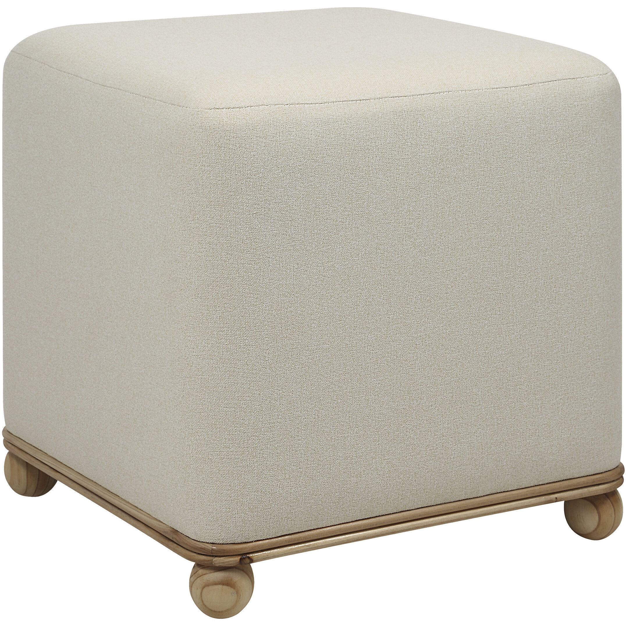 Sines 19 inch Natural and Light Oak Ottoman