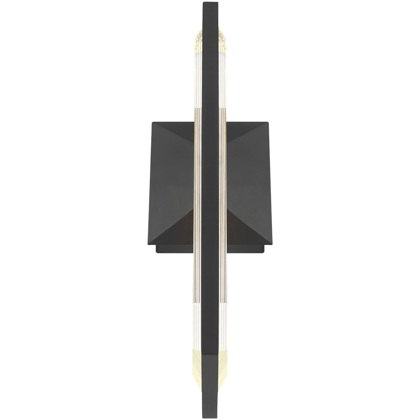Aelin LED 18 inch Matte Black Outdoor Wall Sconce