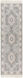 Bursa 96 X 30 inch Light Gray Rug, Runner