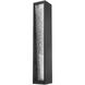 Torrent LED 26 inch Textured Black Outdoor Sconce