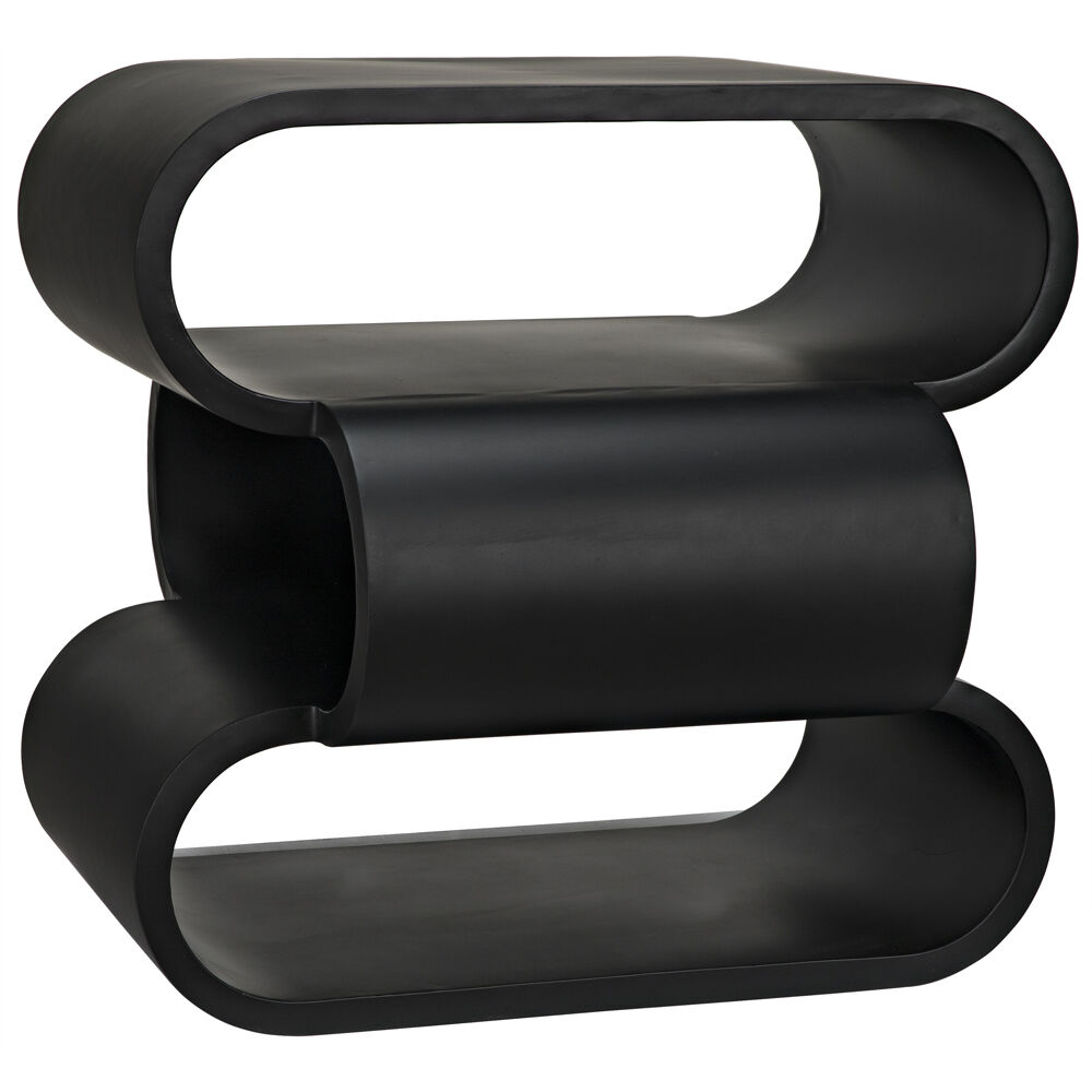 Nada 25.5 X 25.5 inch Matte Black Side Table