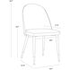 Kline Dillon Cream / Dillon Thunder Dining Chair