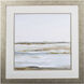 Vastness Turquoise and Blue Framed Art, Propac