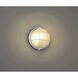 Nauticus Round Dual Mount 10 inch White Outdoor Wall Sconce