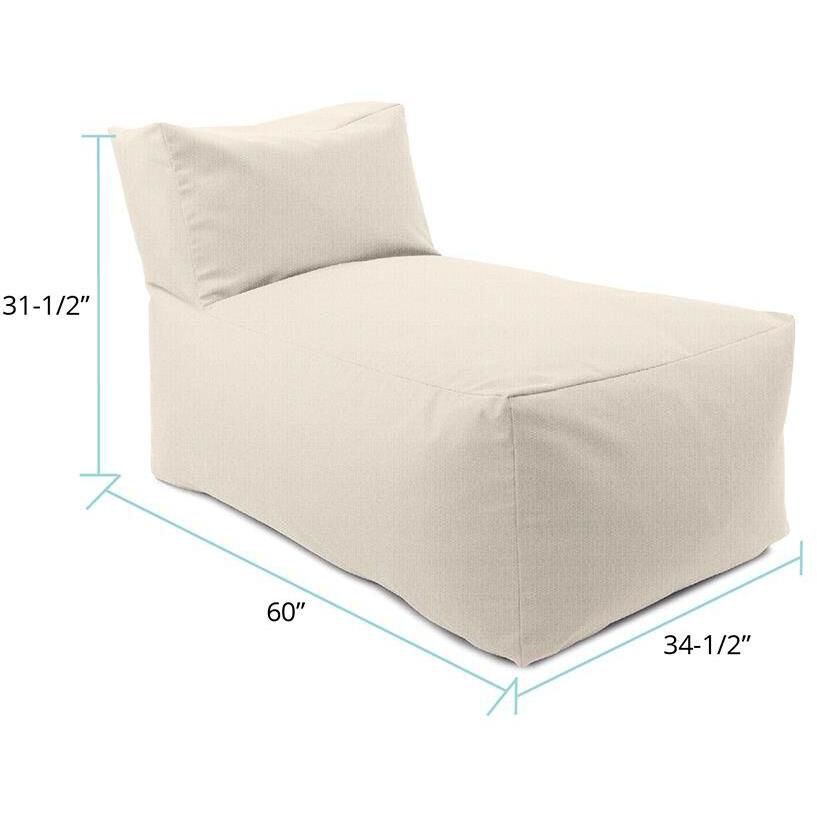 Driftwood Natural Outdoor Pouf Lounge