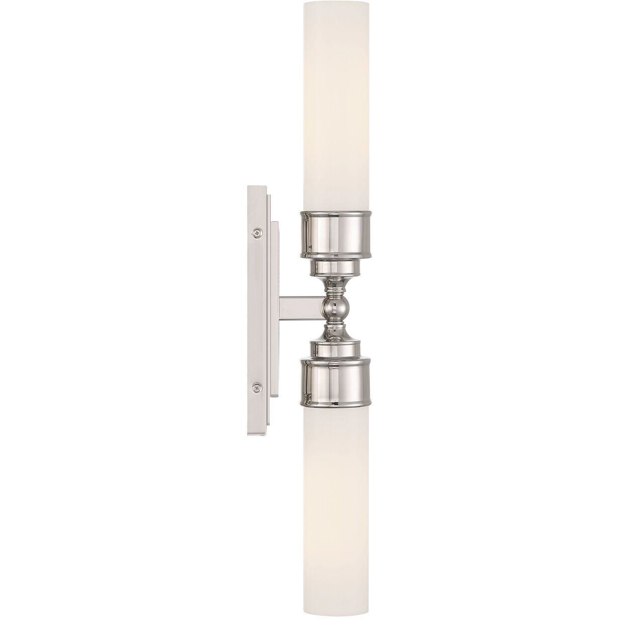 Wilcox Bath Wall Light in Polished Nickel