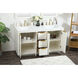 Blake 60 X 22 X 34 inch White Vanity Sink Set
