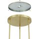 Julep LED 22.25 inch Brushed Gold Chandelier Ceiling Light