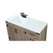 Grant 42 X 19 X 34 inch Natural Oak Vanity Sink Set