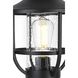 Janney 1 Light 16.5 inch Black Outdoor Post Light